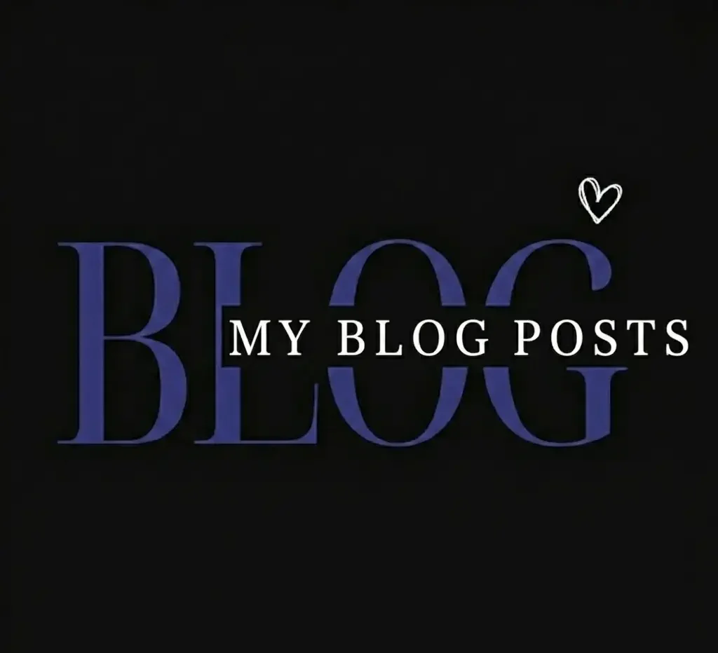 Modern blog header with black background and blue typography for digital marketing articles